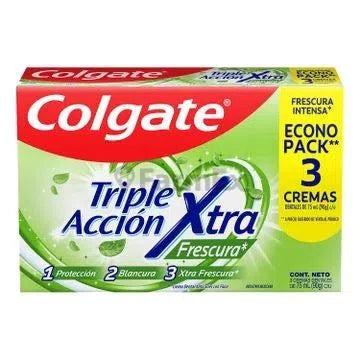 Colgate Triple Acción "Xtra Frescura" x 3 unidades de 90 g Colgate
